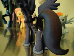 Size: 2592x1944 | Tagged: 3d print, butt, custom, derpibooru import, figure, fluttershy, irl, nightmare moon, photo, plot, princess luna, rainbow dash, safe, toy