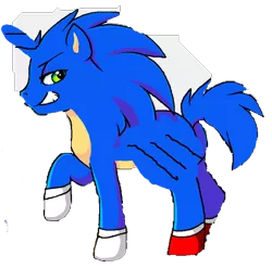 Size: 620x612 | Tagged: safe, derpibooru import, ponified, alicorn, pony, alicornified, race swap, sonic the hedgehog, sonic the hedgehog (series)