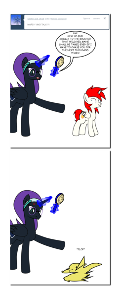 Size: 720x1776 | Tagged: alicorn, artist:dekomaru, ask, brushie, cardboard cutout, derpibooru import, oc, oc:mars, oc:nyx, safe, tumblr, tumblr:ask twixie, unofficial characters only