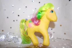 Size: 639x425 | Tagged: derpibooru import, g1, irl, photo, safe, tootie tails, toy, tropical ponies