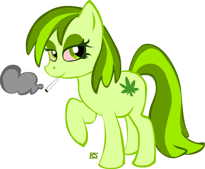 Size: 693x571 | Tagged: artist:glamourkat, bedroom eyes, colored eyelashes, derpibooru import, drugs, eyelashes, female, high, joint, looking at you, mare, marijuana, oc, oc:stoney poney, pot, raised hoof, safe, simple background, smoking, solo, standing, transparent background, unofficial characters only