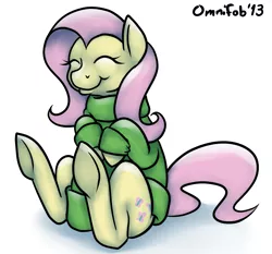 Size: 1280x1194 | Tagged: artist:omnifob, clothes, derpibooru import, fluttershy, safe, sweater, sweatershy