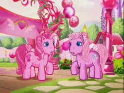 Size: 640x480 | Tagged: balloon, derpibooru import, g3, minty, pink, pinkie pie, pinkie pie (g3), pink minty, positively pink, safe