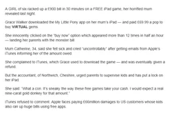 Size: 660x434 | Tagged: apple (company), article, british, crack is cheaper, derpibooru import, gameloft, itunes, meta, money, news, safe, text, text only, the sun
