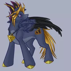 Size: 506x506 | Tagged: safe, artist:puppet-rhymes, derpibooru import, ponified, pony, millennium puzzle, yami yugi, yu-gi-oh!