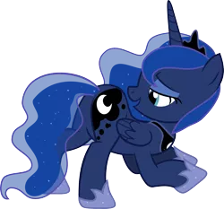 Size: 3001x2794 | Tagged: artist:strawbellycake, butt, derpibooru import, plot, princess luna, safe, simple background, solo, transparent background, vector