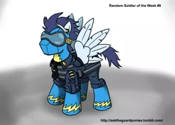 Size: 2450x1750 | Tagged: asktheguardponies, commission, derpibooru import, goggles, safe, soarin', wonderbolts