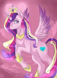 Size: 426x579 | Tagged: safe, artist:trojan-pony, derpibooru import, princess cadance, alicorn, pony, solo