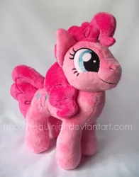 Size: 600x767 | Tagged: artist:sequinjar, cute, derpibooru import, friendship is magic, irl, /mlp/, my little pony, partay, photo, pinkie pie, plushie, safe, solo