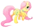 Size: 822x659 | Tagged: safe, artist:c-puff, derpibooru import, fluttershy, blushing, butt, flutterbutt, image, plot, png