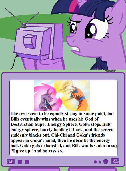 Size: 564x768 | Tagged: beerus, derpibooru import, dragon ball, exploitable meme, goku, meme, obligatory pony, safe, text, tv meme, twilight sparkle