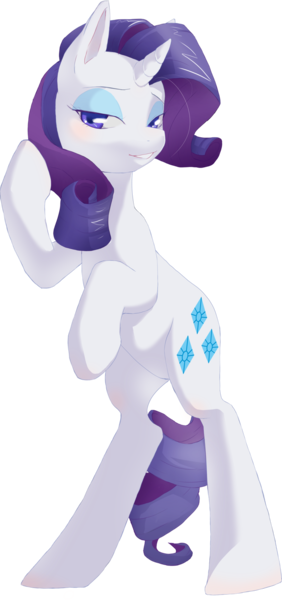 Size: 900x1914 | Tagged: safe, artist:pyoo-kee-pony, derpibooru import, rarity, pony, bipedal, solo