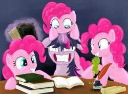 Size: 1889x1380 | Tagged: artist:randomdash, clone, clones, derpibooru import, pinkie clone, pinkie pie, safe, twilight snapple, twilight sparkle