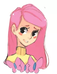 Size: 927x1200 | Tagged: artist:riserion, derpibooru import, fluttershy, human, humanized, safe, solo