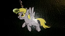 Size: 3552x2000 | Tagged: safe, derpibooru import, derpy hooves, pegasus, pony, cheap, china, female, keychain, made in china, mare, welovefine