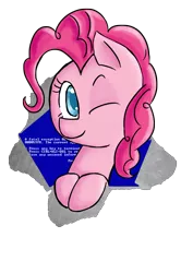 Size: 2480x3508 | Tagged: artist:voids-edge, blue screen of death, derpibooru import, fourth wall, pinkie pie, safe