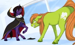 Size: 1280x768 | Tagged: dead source, safe, artist:cartoonlion, derpibooru import, ponified, earth pony, pony, code geass, commission, crossover, crying, fanfic art, lelouch vi britannia, shirley fenette