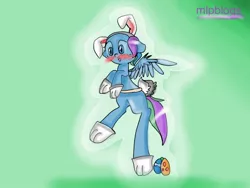 Size: 1024x768 | Tagged: artist:mlpblogs, blushing, bunny ears, derpibooru import, oc, safe, unofficial characters only