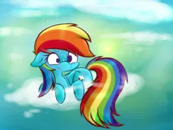 Size: 1024x768 | Tagged: artist:t-tinuke, derpibooru import, rain, rainbow dash, safe, solo