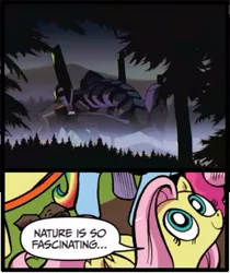 Size: 397x473 | Tagged: comic, derpibooru import, eva-01, exploitable meme, fluttershy, idw, meme, nature is so fascinating, neon genesis evangelion, obligatory pony, safe