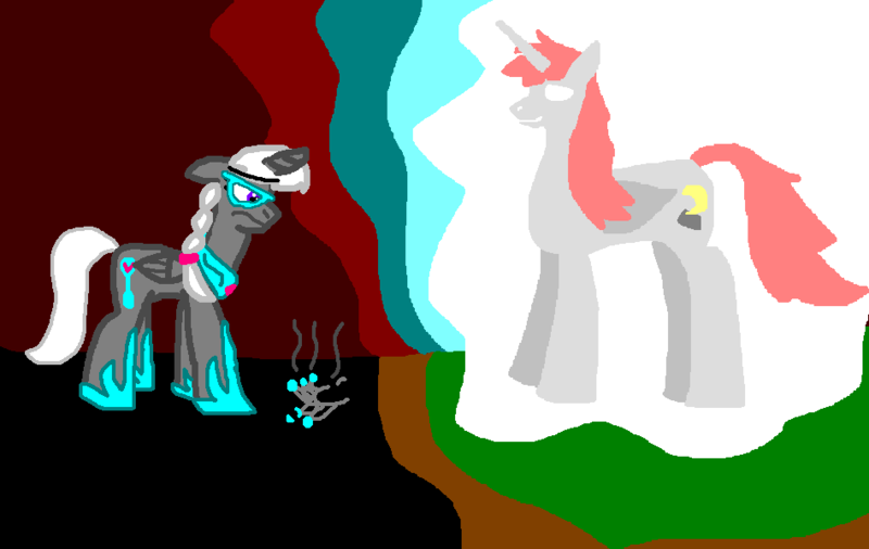 Size: 947x599 | Tagged: safe, derpibooru import, silver spoon, oc, oc:fausticorn, alicorn, pony, alicornified, bittersweet end, broken tiara, lauren faust, race swap, sad, silvercorn, spoonicus maximus