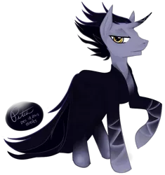 Size: 592x630 | Tagged: safe, artist:ssceles, derpibooru import, ponified, pony, pitch black, rise of the guardians