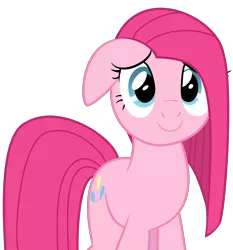 Size: 2126x2277 | Tagged: artist:x-blackpearl-x, cute, cuteamena, derpibooru import, happy, magical mystery cure, pinkamena diane pie, pinkie pie, safe, simple background, smiling, transparent background, vector