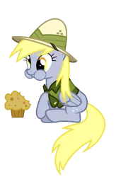 Size: 1200x1600 | Tagged: safe, artist:drumblastingquilava, derpibooru import, derpy hooves, pegasus, pony, female, food, mare, muffin