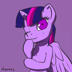 Size: 1000x1000 | Tagged: safe, artist:draneas, derpibooru import, twilight sparkle, twilight sparkle (alicorn), alicorn, pony, 30 minute art challenge, female, mare, solo