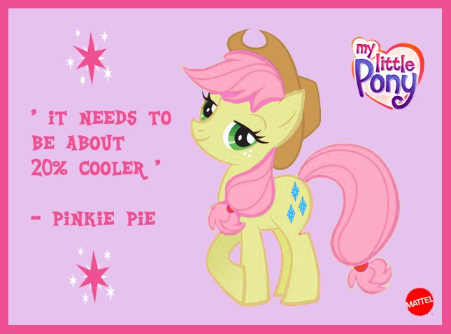 Size: 645x477 | Tagged: 20% cooler, abomination, all kinds of wrong, applejack, artist needed, cowboy bebop at his computer, cutie mark, derpibooru import, fluttershy, fusion, g3, mattel, pinkie pie, quote, rainbow dash, rarity, safe, seems legit, solo, troll quote, twilight sparkle