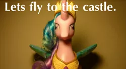 Size: 1349x739 | Tagged: caption, derp, derpibooru import, let's fly to the castle, looking at you, merchandise, must obey, nightmare fuel, pinklestia, princess celestia, safe, solo, soul stare celestia