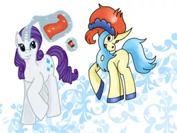 Size: 1024x768 | Tagged: artist:asinglepetal, crossover, derpibooru import, keldeo, keldity, pokémon, rarity, safe