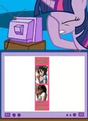 Size: 984x1352 | Tagged: advertisement, bleach (manga), derpibooru import, exploitable meme, facehoof, meme, obligatory pony, rukia, safe, tv meme, twilight sparkle