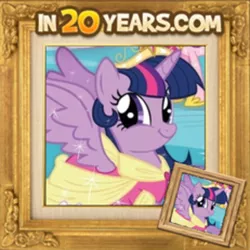 Size: 361x361 | Tagged: safe, derpibooru import, twilight sparkle, twilight sparkle (alicorn), alicorn, pony, faic, female, immortality, immortality is awesome, in 20 years, it's good to be princess, mare, smirk, twiface, wrong neighborhood