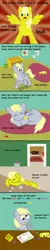 Size: 500x2500 | Tagged: safe, artist:the-pink-dragon, derpibooru import, derpy hooves, pegasus, pony, fanfic, fanfic:bubbles, comic, derpy's mother, female, mare