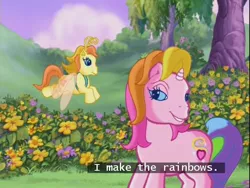 Size: 640x480 | Tagged: bedroom eyes, breezie, derpibooru import, g3, out of context, rarity (g3), safe, subtitles, the runaway rainbow, zipzee