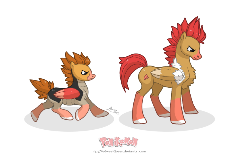 Size: 3000x2046 | Tagged: safe, artist:almairis, derpibooru import, ponified, bird, fearow, pegasus, pony, colt, duo, evolution chart, father and child, father and son, foal, male, pokémon, ponymon, simple background, spearow, stallion, transparent background