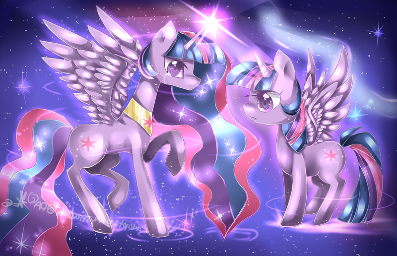 Size: 4500x2900 | Tagged: safe, artist:aquagalaxy, derpibooru import, twilight sparkle, twilight sparkle (alicorn), alicorn, pony, self ponidox