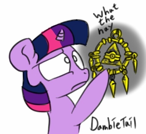 Size: 471x433 | Tagged: 30 minute art challenge, artist:dambitail, crossover, derpibooru import, egyptian, millennium ring, safe, twilight sparkle, yu-gi-oh!