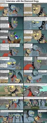 Size: 1282x3304 | Tagged: caption, comic, comic:celestia's servant interview, derpibooru import, diamond dog, fido, interview, rover, safe, spot