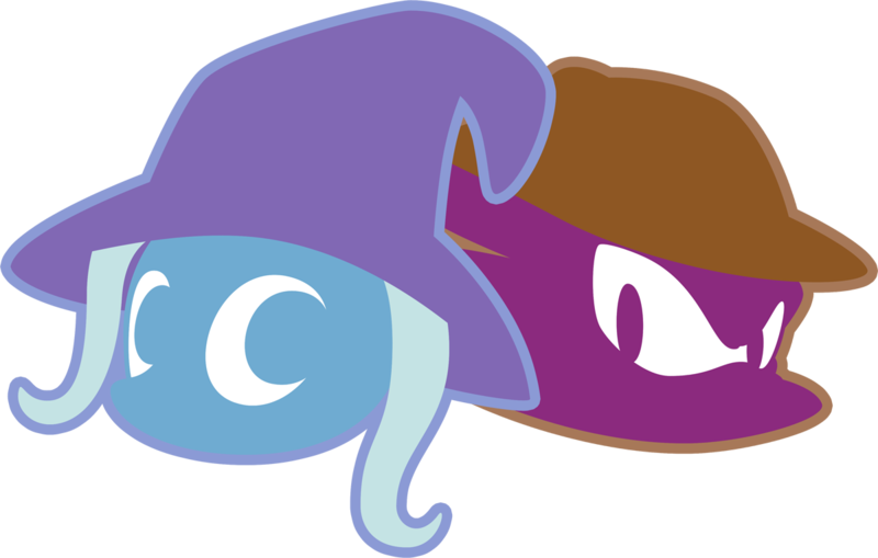 Size: 1200x764 | Tagged: artist:fuzon-s, crossover, derpibooru import, duo, fang the sniper, logo, safe, simple background, sonic the hedgehog (series), style emulation, transparent background, trixie