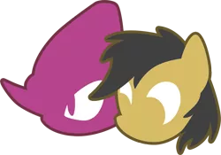 Size: 1100x771 | Tagged: artist:fuzon-s, crossover, daring do, derpibooru import, duo, espio the chameleon, logo, safe, simple background, sonic the hedgehog (series), style emulation, transparent background