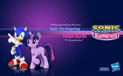 Size: 1920x1200 | Tagged: 3d, artist:fuzon-s, artist:hashbro, crossover, derpibooru import, safe, sonic the hedgehog, sonic the hedgehog (series), twilight sparkle, wallpaper