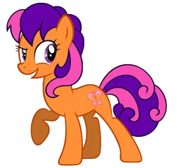 Size: 5247x5000 | Tagged: absurd resolution, artist:tzolkine, derpibooru import, g3, g3 to g4, generation leap, safe, scootaloo, scootaloo (g3), simple background, solo, transparent background, vector