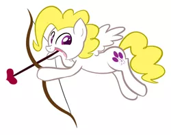 Size: 900x713 | Tagged: arrow, artist:willdrawforfood1, ask surprise, bow and arrow, bow (weapon), cupid, derpibooru import, g1, g1 to g4, generation leap, safe, surprise, weapon