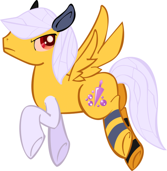 Size: 604x617 | Tagged: safe, artist:bronybox, derpibooru import, ponified, beedrill, pony, pokémon