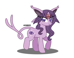 Size: 1011x790 | Tagged: safe, artist:lugiaangel, derpibooru import, ponified, espeon, pony, pokémon, solo