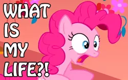 Size: 568x354 | Tagged: caption, derpibooru import, game grumps, image macro, pinkie pie, reaction image, safe, sonic '06, text