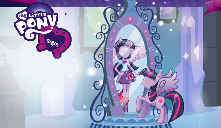 Size: 769x445 | Tagged: safe, derpibooru import, twilight sparkle, twilight sparkle (alicorn), alicorn, equestria girls, equestria girls (movie), equestria girls logo, exploitable, exploitable meme, magic mirror, magic mirror meme, meme, my little pony logo, no face