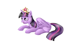 Size: 1252x800 | Tagged: safe, artist:nyunimu, derpibooru import, twilight sparkle, twilight sparkle (alicorn), alicorn, pony, crown, female, jewelry, mare, regalia, solo